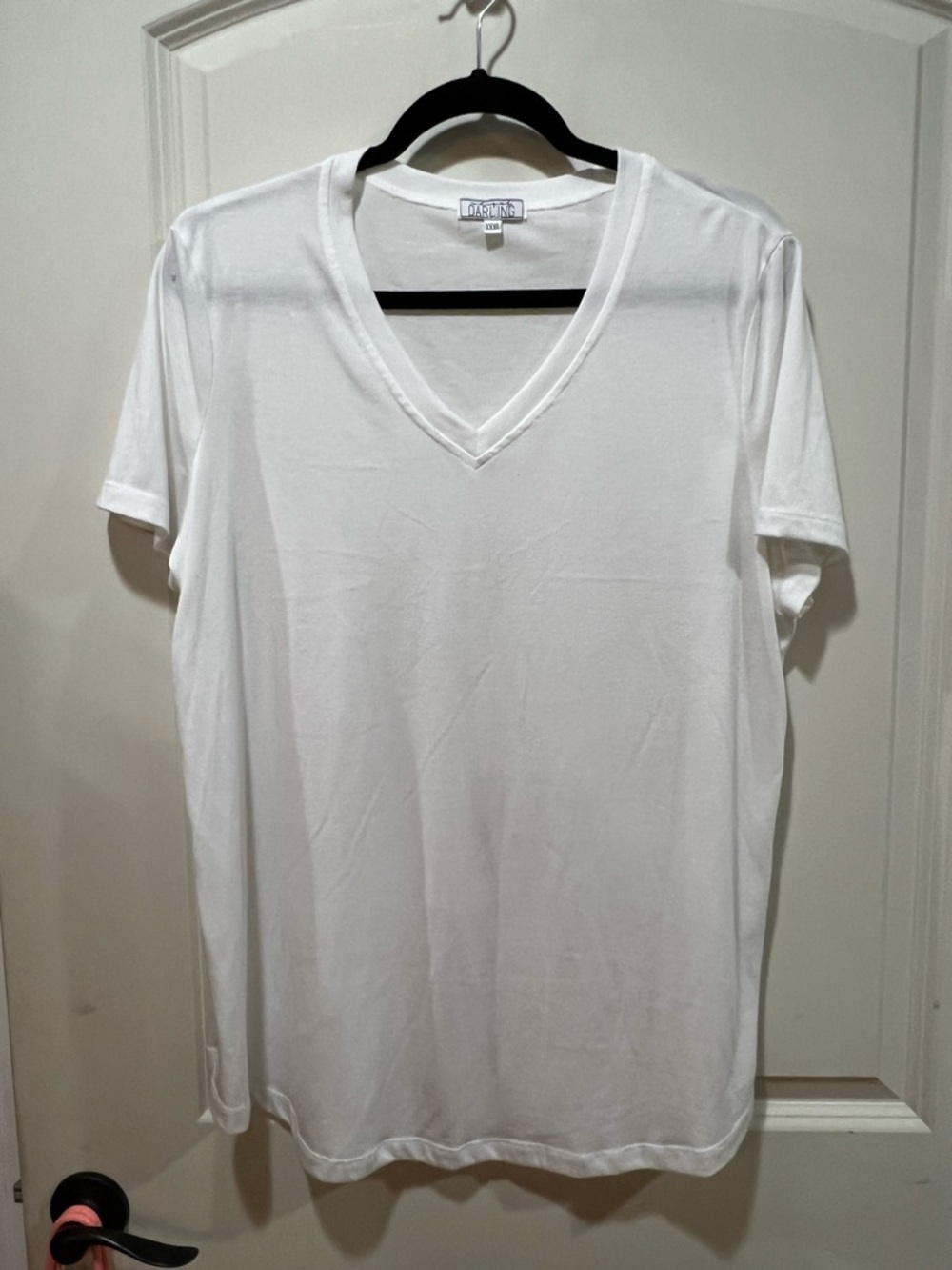 Darling White Crewneck Tee